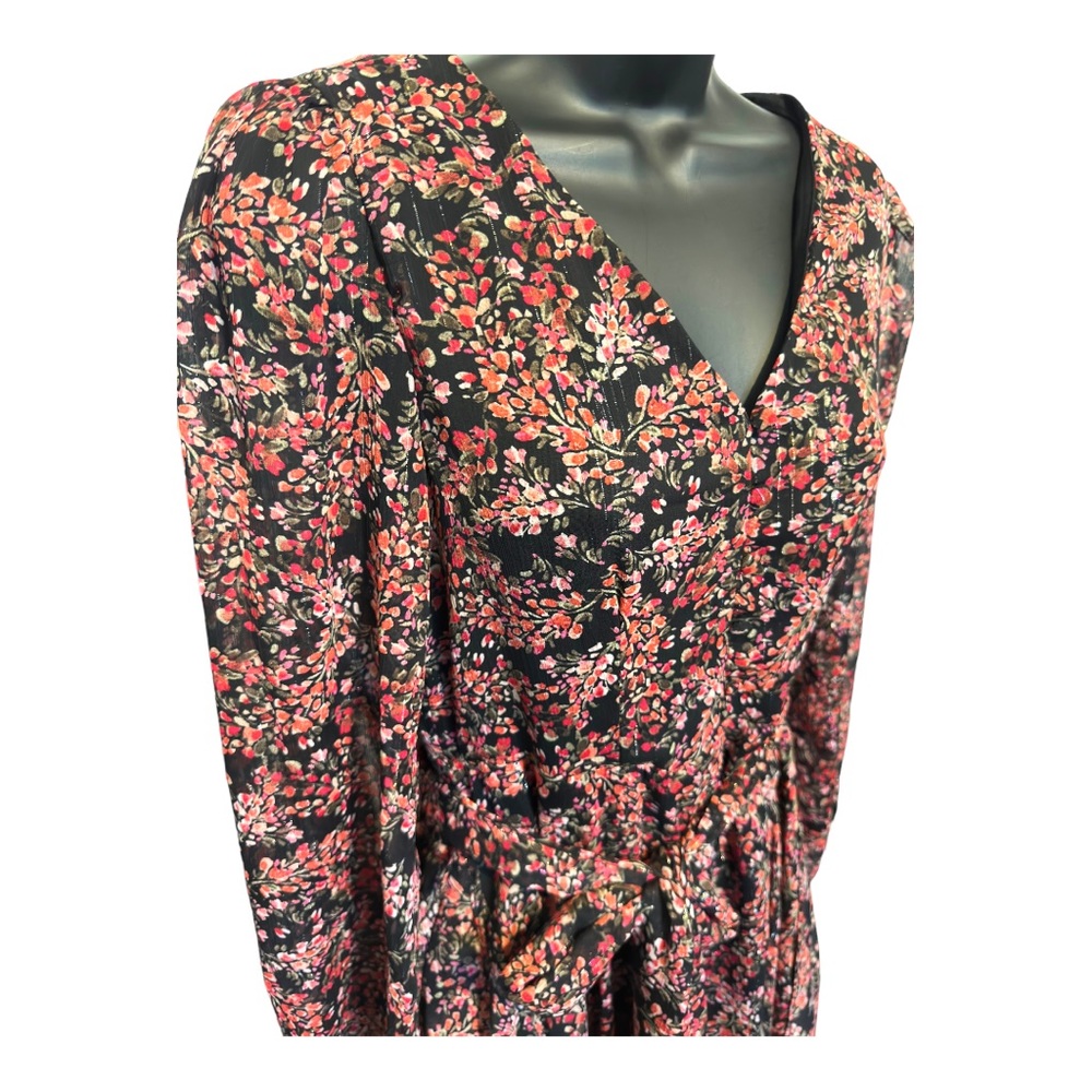 Women's Floral-Print Button-Front Maxi Dress Size XS - Picture 6 of 8